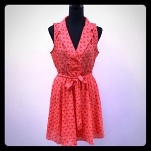 🦋 unique! EUC Cooperative flamingo dress